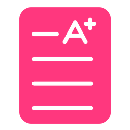 Grade Sheet  Icon