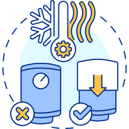 Insulate hot water cylinder  Icon