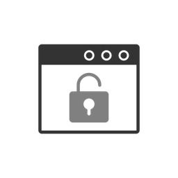 Desbloqueo del navegador  Icono