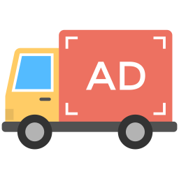 Advertising on Transport  Icon