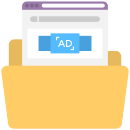 Advertisement Plan Folder  Icon