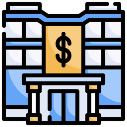 Bank Building  Icon