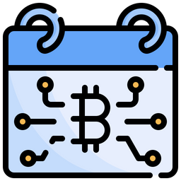 Bitcoin Calendar  Icon