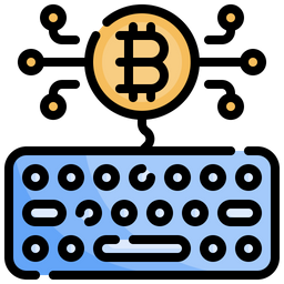 Bitcoin Keyboard  Icon