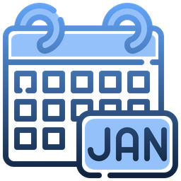 January Month  Icon