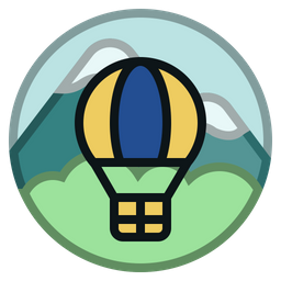 Hot Air Balloon  Icon