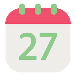 Calendar Date  Icon