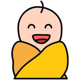 Baby Boy Laugh  Icon