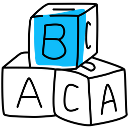 Alphabet Cube  Icon