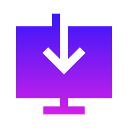 Computer Download  Icon