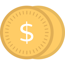 Dollar Coins  Icon