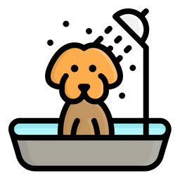 Dog Bathing  Icon