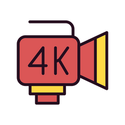 4 K Video  Icon