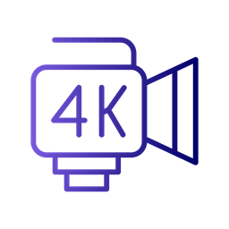 4 K Video  Icon