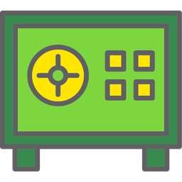 Bank Safe  Icon