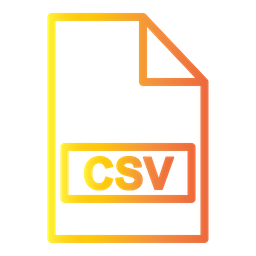 Csv File  Icon