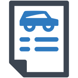 Auto insurance policy  Icon