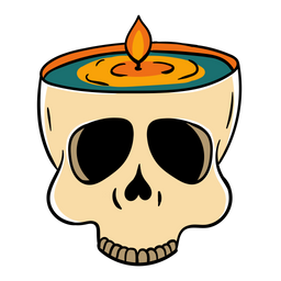 Skull candle  Icon