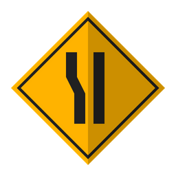 Converging Road  Icon