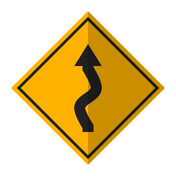 Curvy Road  Icon