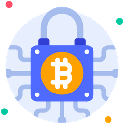 Bitcoin Encryption  Icon