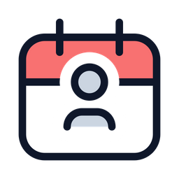 Calendar User  Icon