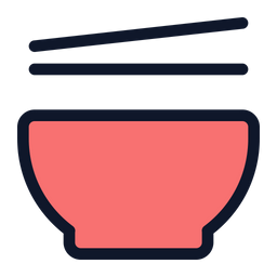 Bowl Chopstick  Icon