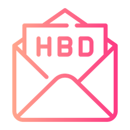 Birthday Card  Icon