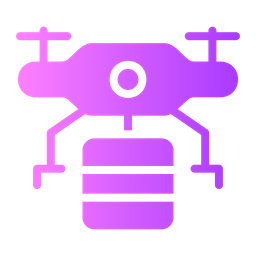 Drone para entrega de comida  Ícone