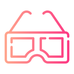 D Glasses  Icon