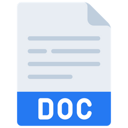 Archivo doc  Icono