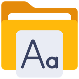 Alphabet Folder  Icon