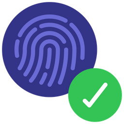 Biometria aceita  Ícone