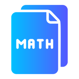 Livro de matemática  Ícone