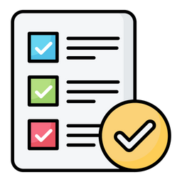 Completed Task List  Icon