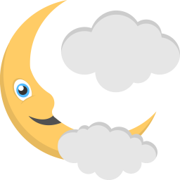 Cloudy Moon  Icon