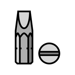 Slopt Head Screwdriver Bit  Icon