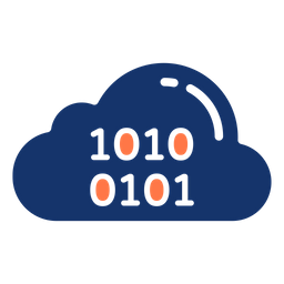 Binary Cloud  Icon