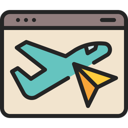 Flight booking  Icon