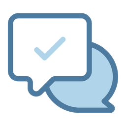 Chat, checklist, chat, chat bubble, bubble chat, comment, communication, speech bubble, text, forum,  Icon