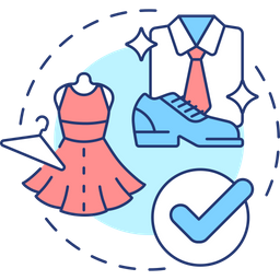 Follow dress code  Icon