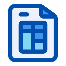 Financial report  Icon