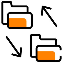 Transferência de dados  Ícone