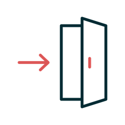 Exit Direction  Icon