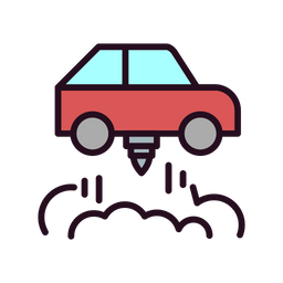 Flying Car  Icon