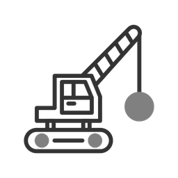 Demolition Crane  Icon