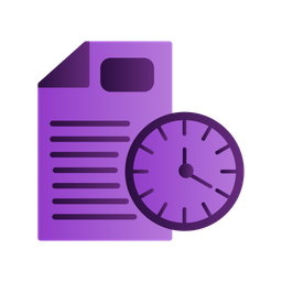 Document Timeline  Icon