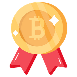 Bitcoin Badge  Icon