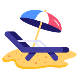 Beach Bed  Icon