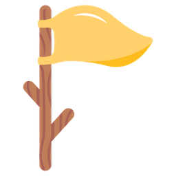 Bamboo Flag  Icon